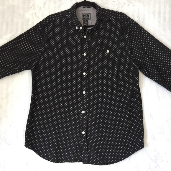 Artistry in Motion Shirt Mens Large Slim Fit Button Down 100% Cotton Waist Darts - Picture 3 of 12